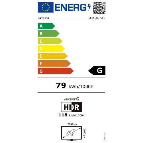 TV UHD  UE55U8072FUXXH SMART